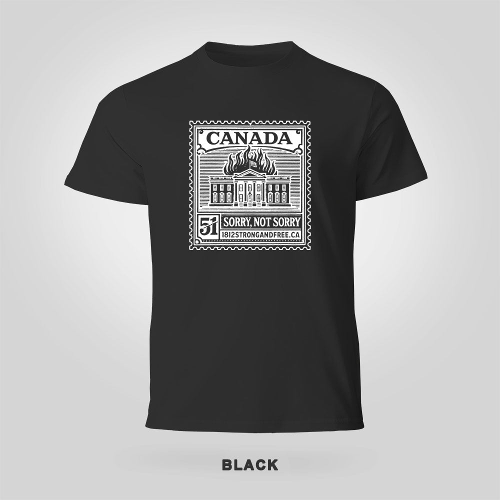 Sorry Not Sorry – Square Stamp Tee (White)