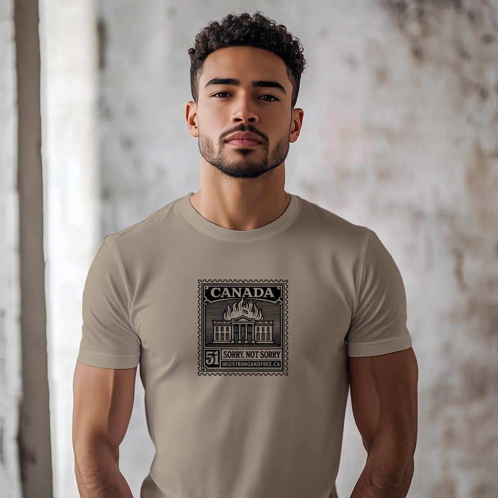 Sorry Not Sorry – Square Stamp Tee (Black)