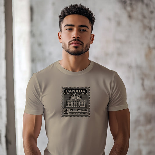 Sorry Not Sorry – Square Stamp Tee (Black)