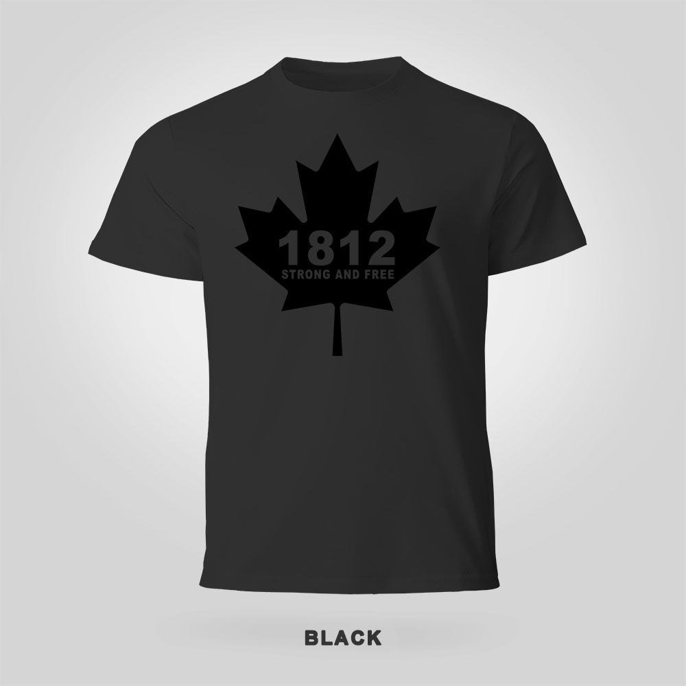 Black Leaf T-Shirt – Canadian Pride Clothing