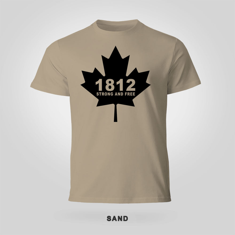 Black Leaf T-Shirt – Canadian Pride Clothing