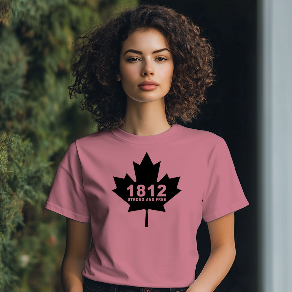 Black Leaf T-Shirt – Canadian Pride Clothing