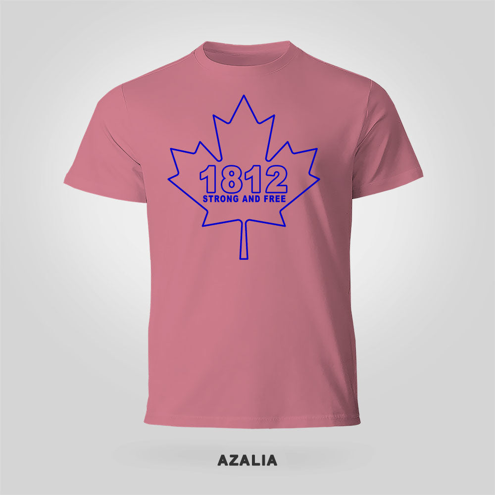 Blue Stencil Shirt – Strong and Free Canada Tee