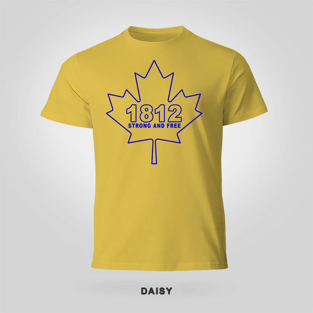 Blue Stencil Shirt – Strong and Free Canada Tee
