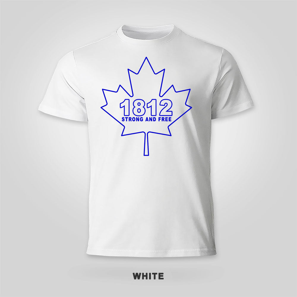Blue Stencil Shirt – Strong and Free Canada Tee