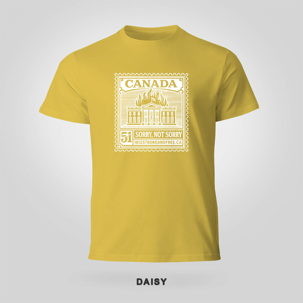 Sorry Not Sorry – Square Stamp Tee (White)