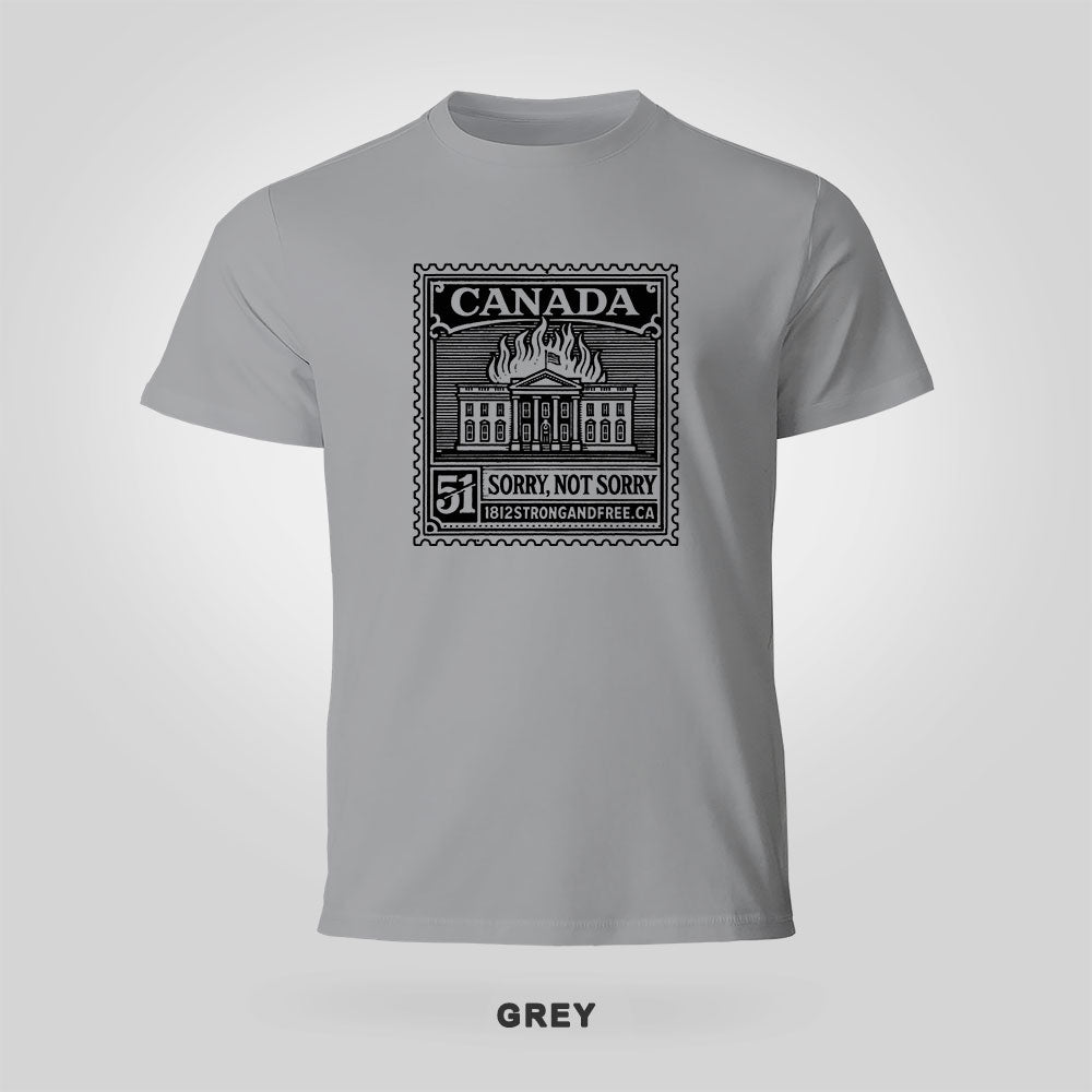 Sorry Not Sorry – Square Stamp Tee (Black)