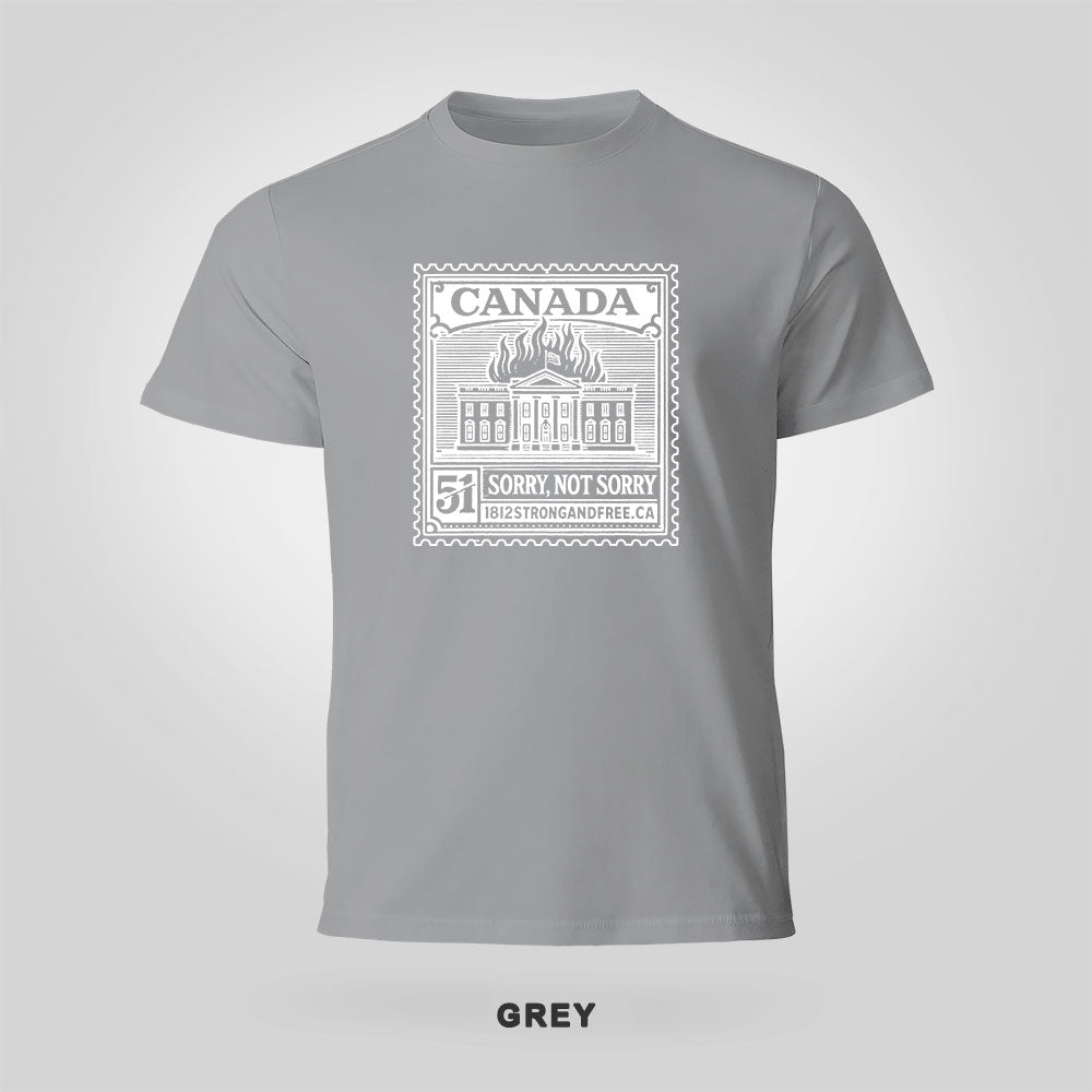 Sorry Not Sorry – Square Stamp Tee (White)
