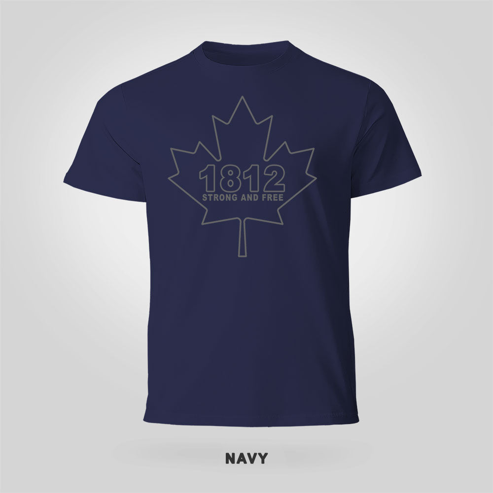 Grey Stencil Tee – Canada Strong and Free Shirt