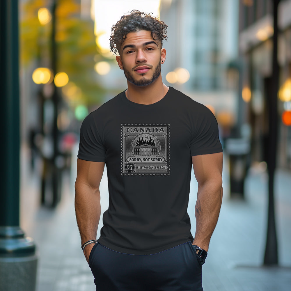 Sorry Not Sorry – Circle Stamp Tee (Grey)