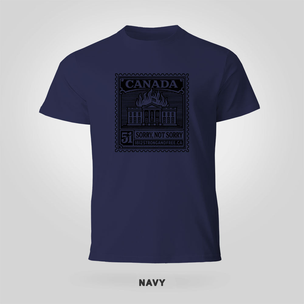 Sorry Not Sorry – Square Stamp Tee (Black)