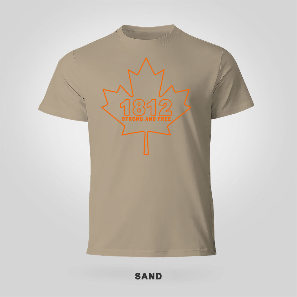 Orange Stencil Tee – Anti-Tariff Canadian Shirt