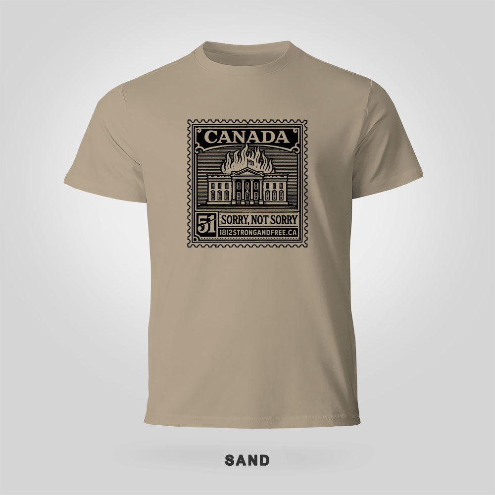 Sorry Not Sorry – Square Stamp Tee (Black)