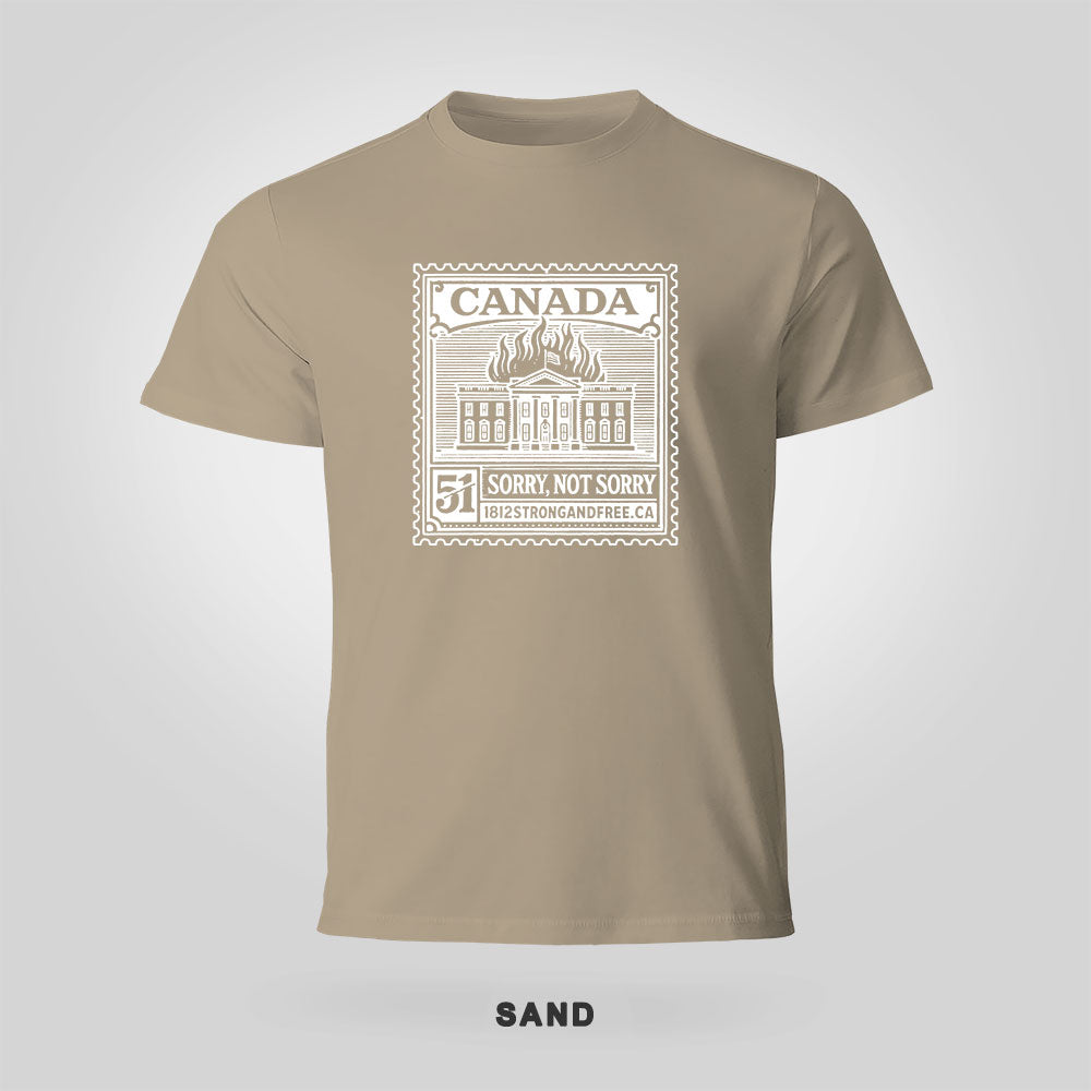 Sorry Not Sorry – Square Stamp Tee (White)