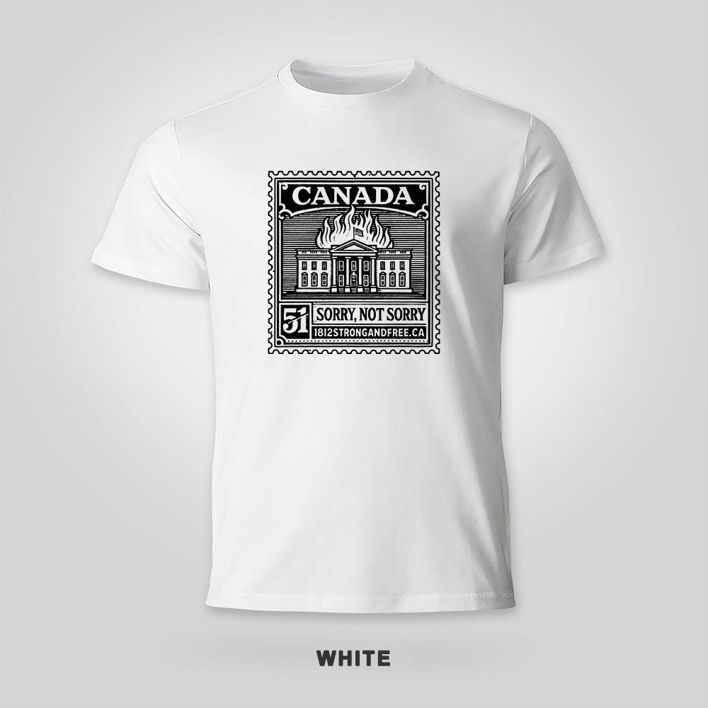 Sorry Not Sorry – Square Stamp Tee (Black)